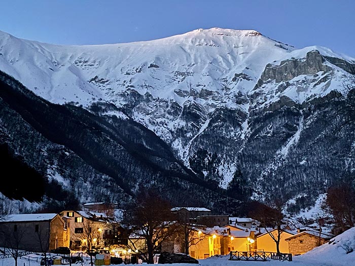 Profilo del Monte Sibilla